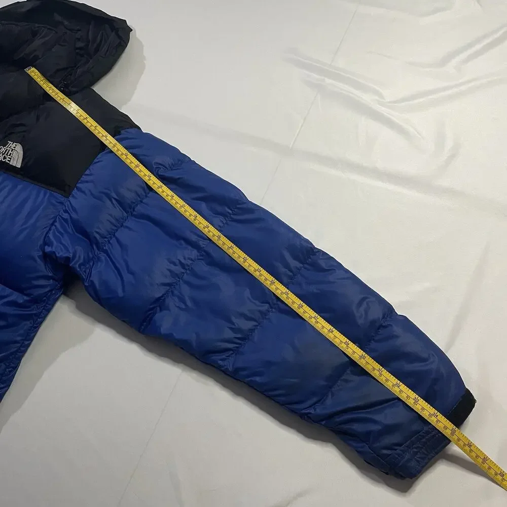 VTG 1998 The North Face Nuptse 700 Down Puffer Jacket‎ Blue Black Men's Large